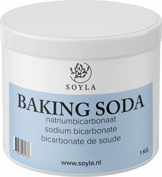 Soyla Baking Soda - 1 KG - Natriumbicarbonaat - Zuiveringszout 4 Soyla Baking Soda - 1 KG - Natriumbicarbonaat - Zuiveringszout - Afbeelding 4