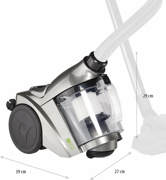 Tristar Stofzuiger SZ-2174 - Compacte Stofzuiger Zonder Zak - Lichtgewicht - HEPA Filter - 800 Watt - 2L 14 Tristar Stofzuiger SZ-2174 - Compacte Stofzuiger Zonder Zak - Lichtgewicht - HEPA Filter - 800 Watt - 2L - Afbeelding 14