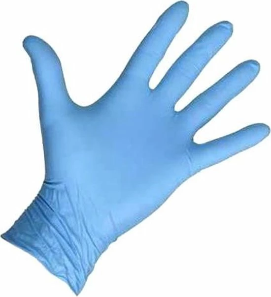 Merkloos Wegwerp Handschoenen - Nitril Handschoenen - Poedervrij - Blauw - Maat M - 100 Stuks 2 Merkloos Wegwerp Handschoenen - Nitril Handschoenen - Poedervrij - Blauw - Maat M - 100 Stuks - Afbeelding 2