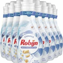 Robijn Puur & Zacht Wasverzachter - 8 X 30 Wasbeurten - Voordeelverpakking