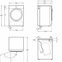 AEG T6DB72GP - 6000 Serie - ProSense - Condensdroger -SolisVac Plus Shop 550x606 1