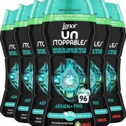 Lenor Geurbooster Fris - Geurparels - 6x16 Wasbeurten - Voordeelverpakking