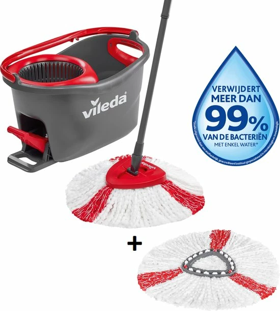 Vileda TURBO 2in1 - Pedaalsysteem Met 2 Navullingen 3 Vileda TURBO 2in1 - Pedaalsysteem Met 2 Navullingen - Afbeelding 3