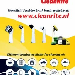 CleanRite Multi Scrubber - Schoonmaakborstel Voor Auto, Fornuis, Tegels En Voegen -SolisVac Plus Shop 550x620 4