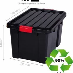 IRIS OHYAMA IRIS Powerbox Opbergbox - 50L - 3 Stuks - Zwart/Rood 9 IRIS OHYAMA IRIS Powerbox Opbergbox - 50L - 3 Stuks - Zwart/Rood -SolisVac Plus Shop 550x628 3