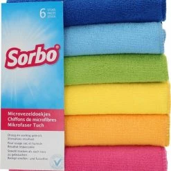 Sorbo Microvezeldoek - 6 Stuks - Assorti -SolisVac Plus Shop 550x629 6