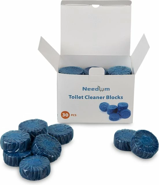 Needum ® Toiletblokjes Voor Inbouwreservoirs – WC-blokjes – Toiletblokken In Een Voordeelverpakking – 30 Stuks 6 Needum ® Toiletblokjes Voor Inbouwreservoirs – WC-blokjes – Toiletblokken In Een Voordeelverpakking – 30 Stuks - Afbeelding 6
