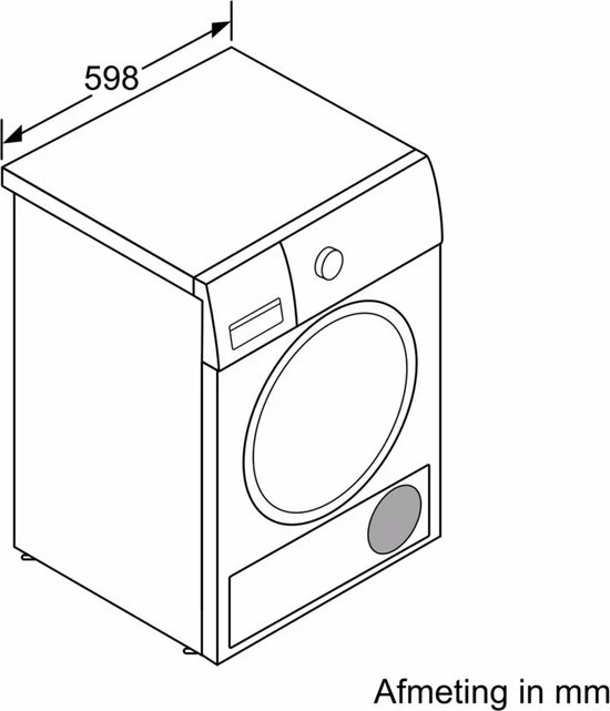 Bosch WTR88T00NL - Serie 6 - Warmtepompdroger 7 Bosch WTR88T00NL - Serie 6 - Warmtepompdroger - Afbeelding 7