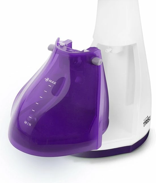 Tristar ST-8916 Kledingstomer – Handstomer Voor O.a Kleding En Meubels - 2 Opzetborstels - Paars/Wit 6 Tristar ST-8916 Kledingstomer – Handstomer Voor O.a Kleding En Meubels - 2 Opzetborstels - Paars/Wit - Afbeelding 6