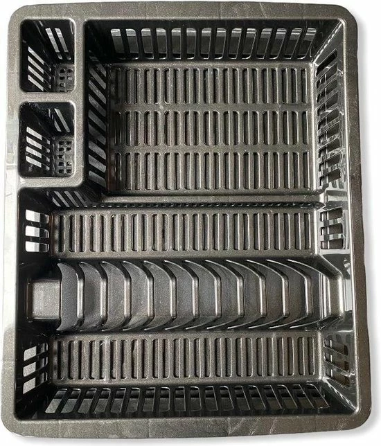 Tante Corrie Afdruiprek Met Lekbak 2-delig + Gratis Schuurspons | Afdruiprek Voor Afwas | Afdruiprek | 2 Tante Corrie Afdruiprek Met Lekbak 2-delig + Gratis Schuurspons | Afdruiprek Voor Afwas | Afdruiprek | - Afbeelding 2