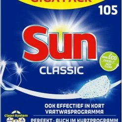 Sun Vaatwastabletten Classic - 105 Stuks - Voordeelverpakking 18 Sun Vaatwastabletten Classic - 105 Stuks - Voordeelverpakking -SolisVac Plus Shop 550x658 5