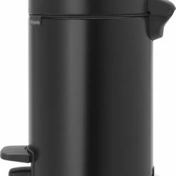 Brabantia NewIcon Prullenbak - 3 L - Matt Black 13 Brabantia NewIcon Prullenbak - 3 L - Matt Black -SolisVac Plus Shop 550x665