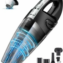 VAIVE Kruimeldief Snoerloos - Kruimelzuiger - Zwart / Grijs