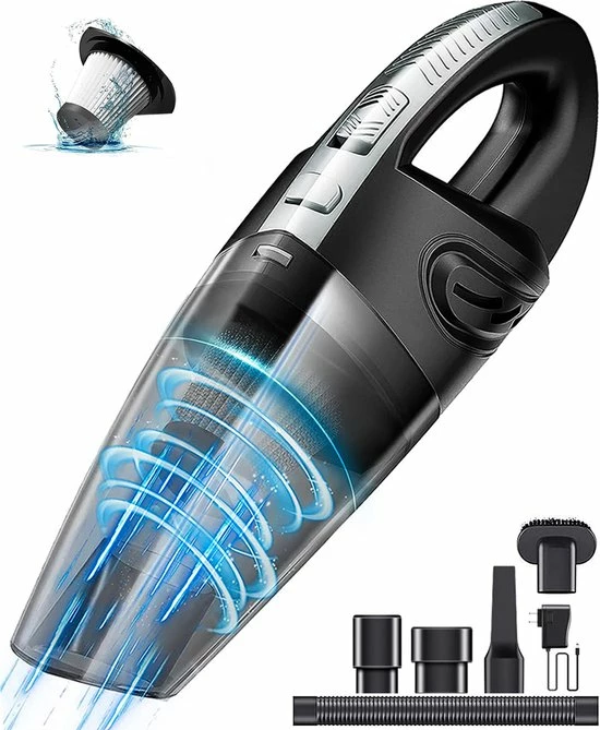 VAIVE Kruimeldief Snoerloos - Kruimelzuiger - Zwart / Grijs 1 VAIVE Kruimeldief Snoerloos - Kruimelzuiger - Zwart / Grijs