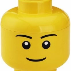Opbergbox Iconic Hoofd Boy 24 Cm, Geel - LEGO