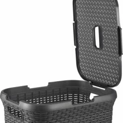 Curver Style Wasmand Met Deksel - 60L - Antraciet 11 Curver Style Wasmand Met Deksel - 60L - Antraciet -SolisVac Plus Shop 550x671 1