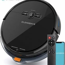 CleanDays Robotstofzuiger Met Dweilfunctie - Dweilrobot - Robot Stofzuiger - Stofzuiger Robot - Incl. Nederlandse Instructievideo -SolisVac Plus Shop 550x673 2