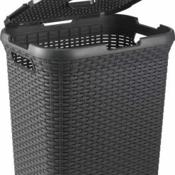 Curver Style Wasmand Met Deksel - 60L - Antraciet 12 Curver Style Wasmand Met Deksel - 60L - Antraciet -SolisVac Plus Shop 550x676