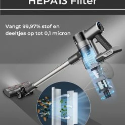 Steelstofzuiger Draadloos 200Watt Met 4 Verschillende Opzetstukken (draadloze Stofzuiger) Zedar S600 15 Steelstofzuiger Draadloos 200Watt Met 4 Verschillende Opzetstukken (draadloze Stofzuiger) Zedar S600 -SolisVac Plus Shop 550x680