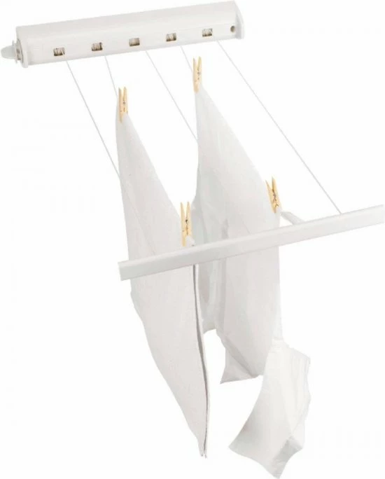 Brabantia Roldrooglijn - Uittrekbaar Tot 4,4 M - 22 M - Wit 5 Brabantia Roldrooglijn - Uittrekbaar Tot 4,4 M - 22 M - Wit - Afbeelding 5