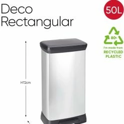 Curver Deco Bin Duo Prullenbak - Rechthoekig - 23L + 23L - Zilver Metallic 24 Curver Deco Bin Duo Prullenbak - Rechthoekig - 23L + 23L - Zilver Metallic -SolisVac Plus Shop 550x685 2