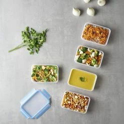 Tefal MasterSeal Fresh Mealprep Set - 5 X 800ml - Blauw -SolisVac Plus Shop 550x694 2