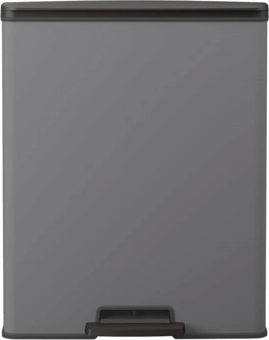 Curver Deco Bin Prullenbak - 65L - Rechthoekig - Cool Grey 7 Curver Deco Bin Prullenbak - 65L - Rechthoekig - Cool Grey - Afbeelding 7