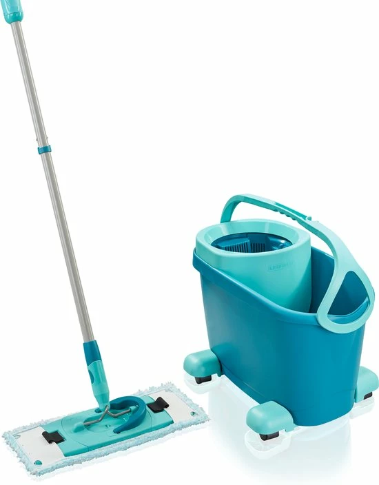 Leifheit Clean Twist M Vloerwisser Ergo Mobiel - Dweil Set Compleet Systeem Met Wieltjes - 33 Cm - 6 Liter 1 Leifheit Clean Twist M Vloerwisser Ergo Mobiel - Dweil Set Compleet Systeem Met Wieltjes - 33 Cm - 6 Liter