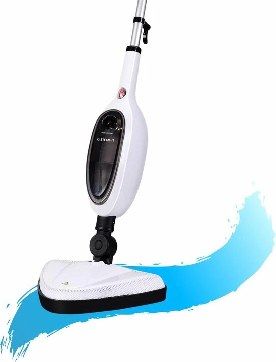 Media Evolution STEAM-IT 2 In 1 Stoomreiniger Én Handstomer - Met Opzetstukken Voor Alle Vloeren, Bank, Badkamer En Tapijt - Wit 16 Media Evolution STEAM-IT 2 In 1 Stoomreiniger Én Handstomer - Met Opzetstukken Voor Alle Vloeren, Bank, Badkamer En Tapijt - Wit - Afbeelding 16