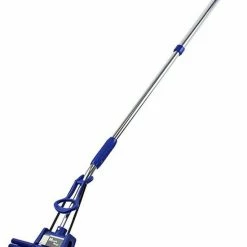 Aquascopic Magic Mop Vloerwisser - Dweilsysteem Zonder Wringen - Inclusief Telescoopsteel 150 Cm - Blauw