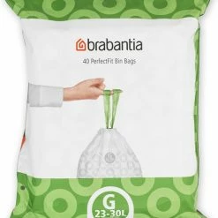 Brabantia PerfectFit Vuilniszakken - 23/30 L - Code G - 40 Stuks