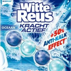Witte Reus Kracht Actief Toiletblok - Oceaan - WC Blokjes Voordeelverpakking - 10 Stuks -SolisVac Plus Shop 550x730 2