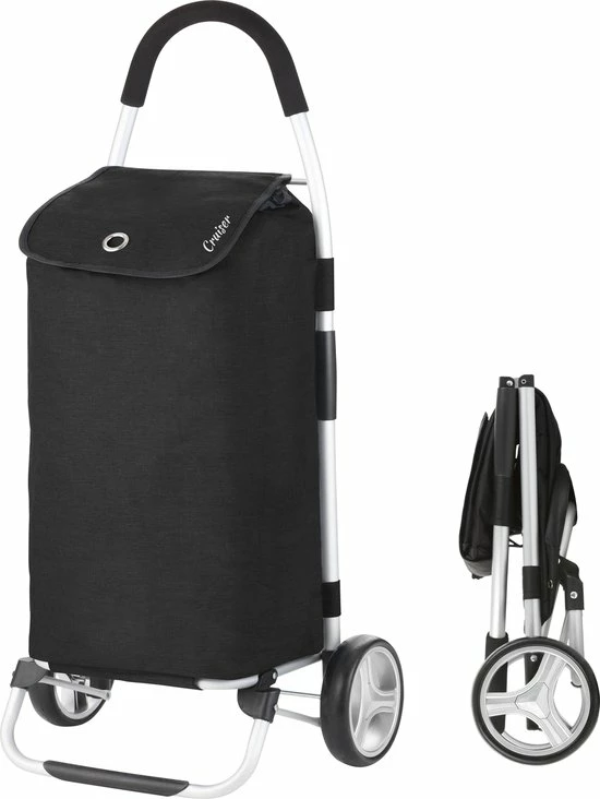 ShoppingCruiser® ‘Foldable’ Boodschappentrolley | Opvouwbare Boodschappenwagen |Afneembare Boodschappentas | Koelvak | Zwart 1 ShoppingCruiser® ‘Foldable’ Boodschappentrolley | Opvouwbare Boodschappenwagen |Afneembare Boodschappentas | Koelvak | Zwart