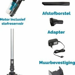 PRIMO Stofzuiger Zonder Zak PR501SV - 3-in-1 Steelstofzuiger Draadloos - Kruimelzuiger - HEPA Filter - Grijs/Blauw 13 PRIMO Stofzuiger Zonder Zak PR501SV - 3-in-1 Steelstofzuiger Draadloos - Kruimelzuiger - HEPA Filter - Grijs/Blauw -SolisVac Plus Shop 550x733 14