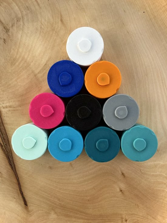 TasteDrops - Aroma Pod Case Houder - Te Gebruiken Voor Het Opbergen Van Air Up Pods - Oranje Met Logo - Geschikt Voor Air Up Drinkfles Pods - Magnetisch Stapelbaar - 6 TasteDrops - Aroma Pod Case Houder - Te Gebruiken Voor Het Opbergen Van Air Up Pods - Oranje Met Logo - Geschikt Voor Air Up Drinkfles Pods - Magnetisch Stapelbaar - - Afbeelding 6