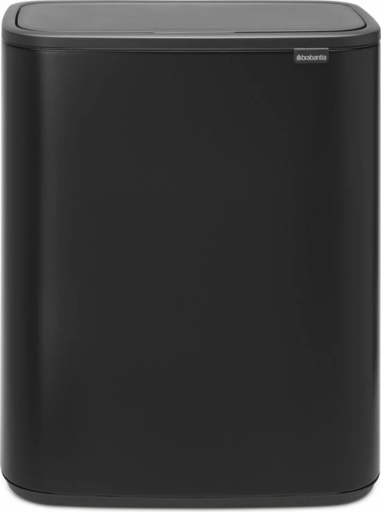 Brabantia Bo Touch Bin Prullenbak - 60 L - Matt Black 1 Brabantia Bo Touch Bin Prullenbak - 60 L - Matt Black