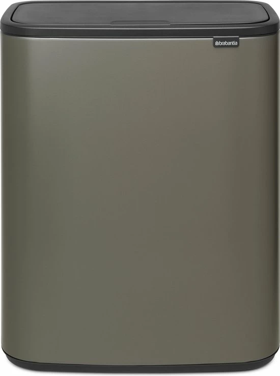Brabantia Bo Touch Bin Prullenbak - 2 X 30 L - Platinum 1 Brabantia Bo Touch Bin Prullenbak - 2 X 30 L - Platinum
