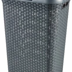 Curver Style Wasmand Met Deksel - 60L - 2 Stuks - Antraciet -SolisVac Plus Shop 550x743 3