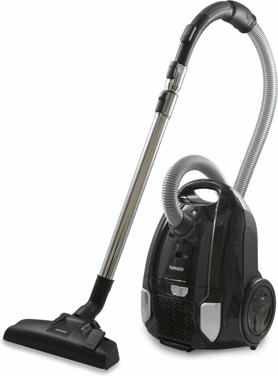 Tomado TVC3001B - Krachtige Stofzuiger Met Zak - HEPA 13 Filter - Snoerlengte 7 Meter - Zwart 1 Tomado TVC3001B - Krachtige Stofzuiger Met Zak - HEPA 13 Filter - Snoerlengte 7 Meter - Zwart