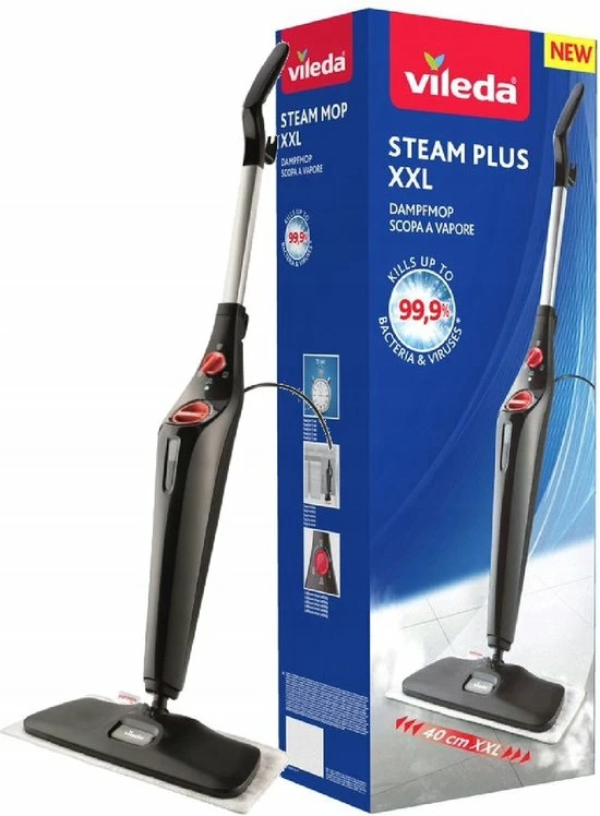 Vileda Stoomreiniger Steam XXL Plus 1 Vileda Stoomreiniger Steam XXL Plus