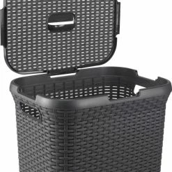 Curver Style Wasmand Met Deksel - 60L - Antraciet 15 Curver Style Wasmand Met Deksel - 60L - Antraciet -SolisVac Plus Shop 550x751