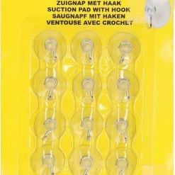 Benson Zuignap Haakjes / Ophanghaakjes - 12x Stuks