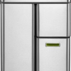 EKO Mirage Plus Sensor Afvalscheider Prullenbak - 35 + 15 + 15 L - Mat RVS -SolisVac Plus Shop 550x754 1