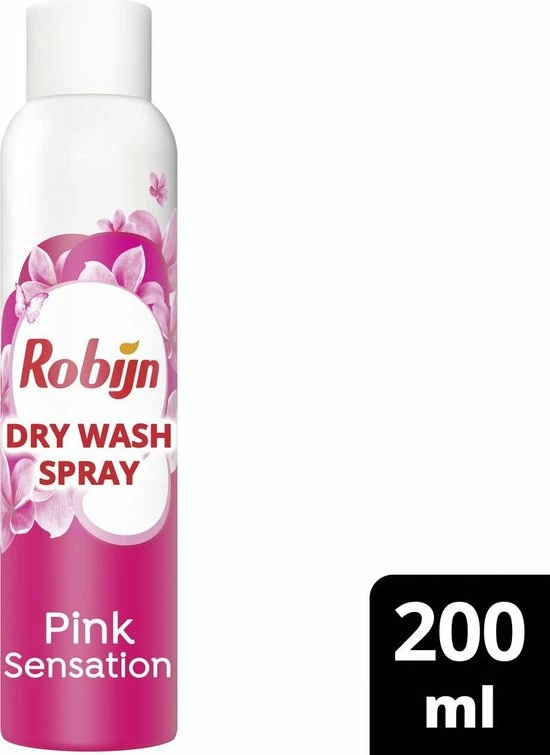 Robijn Dry Wash Spray Pink Sensation - 200 Ml 1 Robijn Dry Wash Spray Pink Sensation - 200 Ml