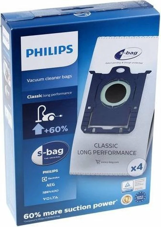 Philips S-bag FC8021/03 - Stofzuigerzakken - 4 Stuks 9 Philips S-bag FC8021/03 - Stofzuigerzakken - 4 Stuks - Afbeelding 9