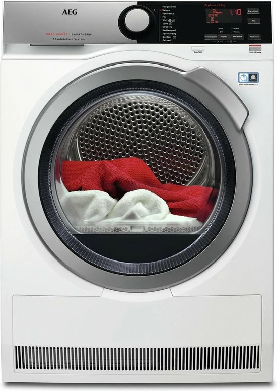 AEG T8DE86ES - 8000 Serie - AbsoluteCare - Warmtepompdroger 1 AEG T8DE86ES - 8000 Serie - AbsoluteCare - Warmtepompdroger
