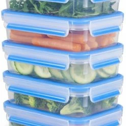Tefal MasterSeal Fresh Mealprep Set - 5 X 800ml - Blauw -SolisVac Plus Shop 550x783 2