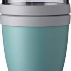 Mepal – Lunchpot Ellipse Mini – Praktische Muesli Beker To Go – Nordic Green – Geschikt Voor Vriezer, Magnetron En Vaatwasser.