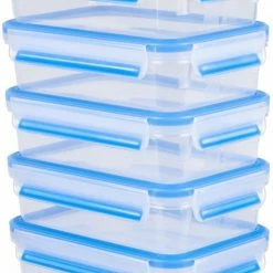 Tefal MasterSeal Fresh Mealprep Set - 5 X 800ml - Blauw -SolisVac Plus Shop 550x788 3