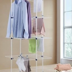 Leifheit Droogtoren Classic 450 - 45 M Drooglente - Met Wieltjes En Houders Voor Kledinghangers 7 Leifheit Droogtoren Classic 450 - 45 M Drooglente - Met Wieltjes En Houders Voor Kledinghangers -SolisVac Plus Shop 550x794